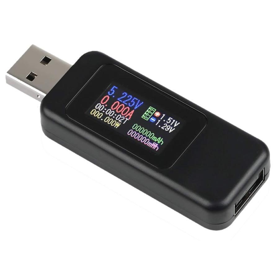 USBチェッカー電圧 電流テスター 5.1A 30V 電圧計メーター デジタル USB マルチメーター TESSMAS_画像6