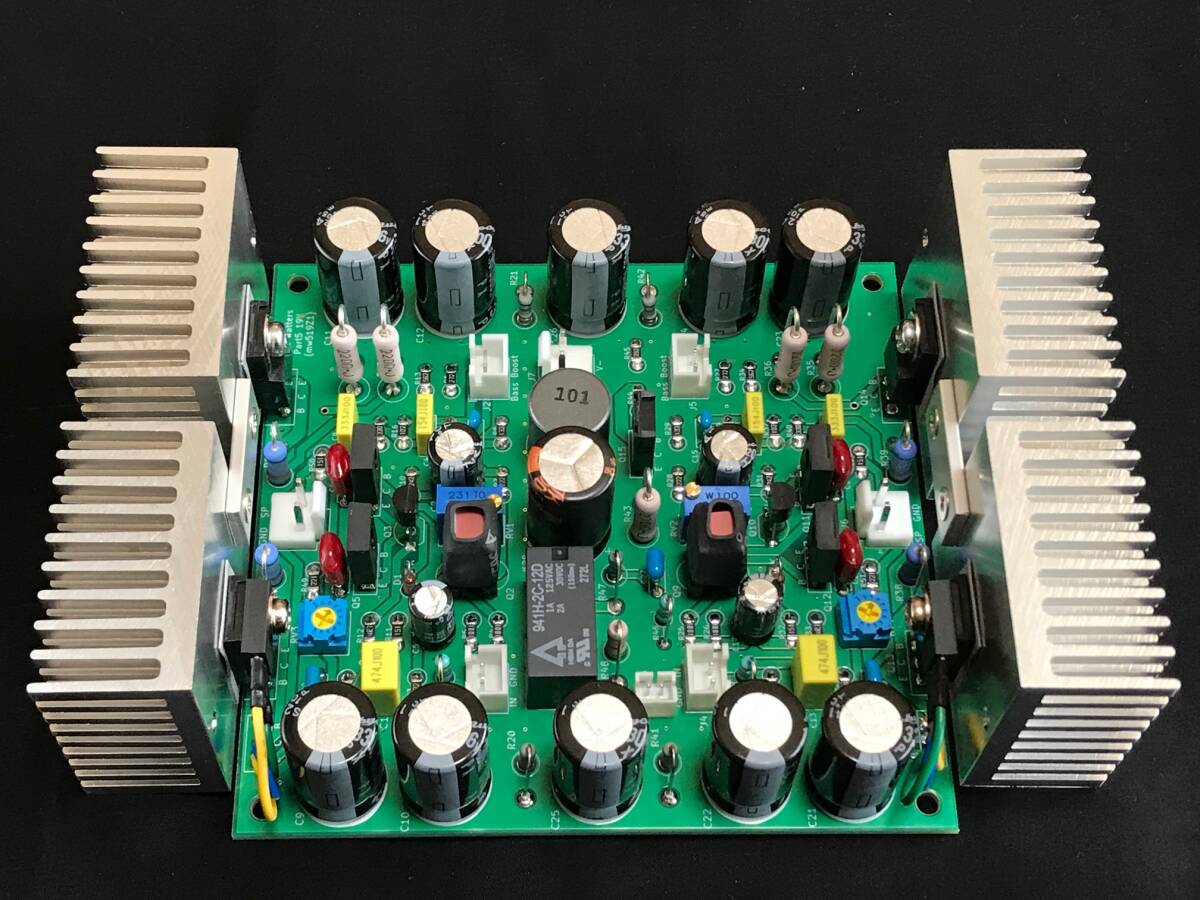 【実装済み基板】調整済み! ぺるけ式 トランジスタ式ミニワッター Part5 19V用 実装済み基板 (パワーアンプ)の画像4