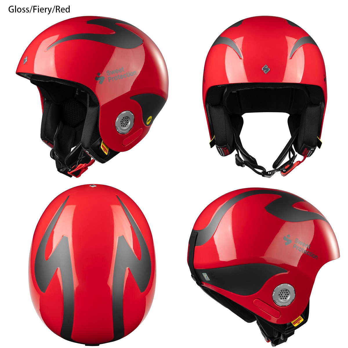 最安 Sweet Protection　 Volata MIPS　 FIS対応 　M/L 56-59cm RED_画像1