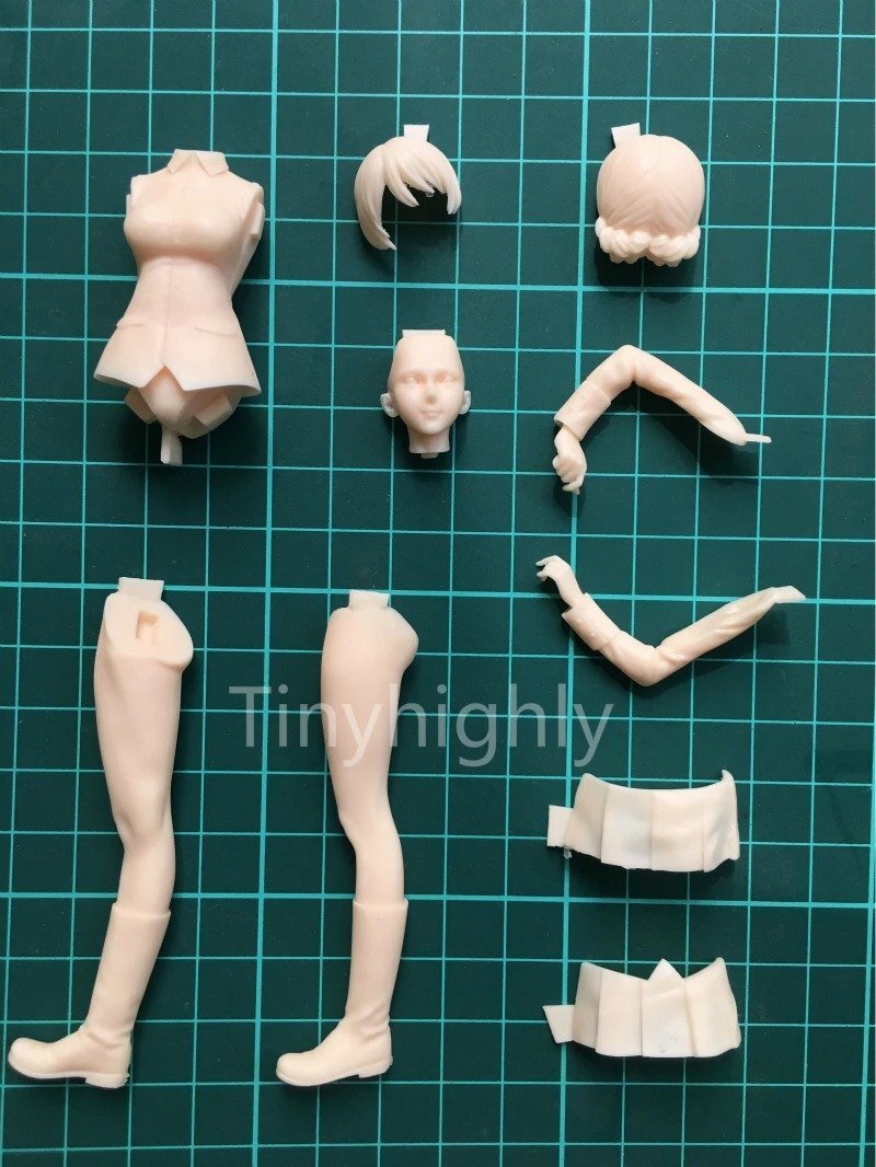 【送料無料】1/12 ガールズ&パンツァー ガルパン ダージリン GK フィギュア プラモデル ガレージキット 未塗装 未組立の画像2