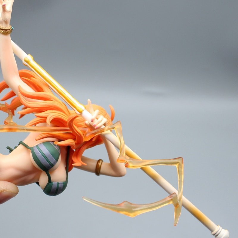 【送料無料】ONE PIECE ワンピース ナミ ゼウス 魔法の天候棒 29cm 海外限定 フィギュア 箱無し_画像9