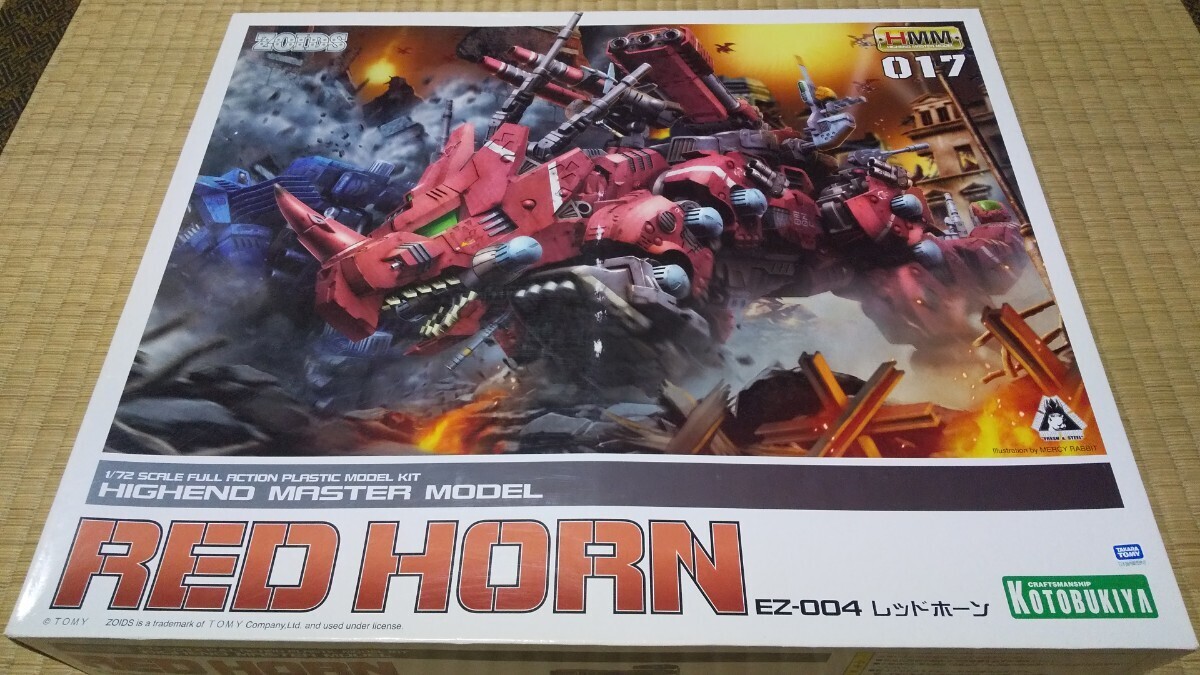 [ unassembly * unopened ] KOTOBUKIYA Kotobukiya Zoids -ZOIDS- HMM 1/72 EZ-004 red horn plastic model 