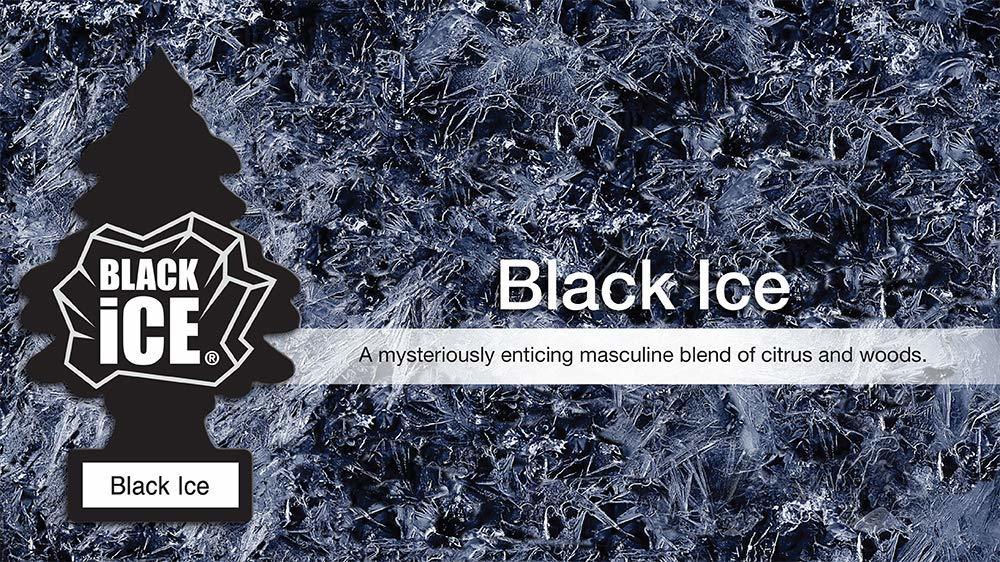 送料込み 12枚 リトルツリー ブラックアイス エアフレッシュナー 芳香剤 USDM LittleTree Black Iceの画像4