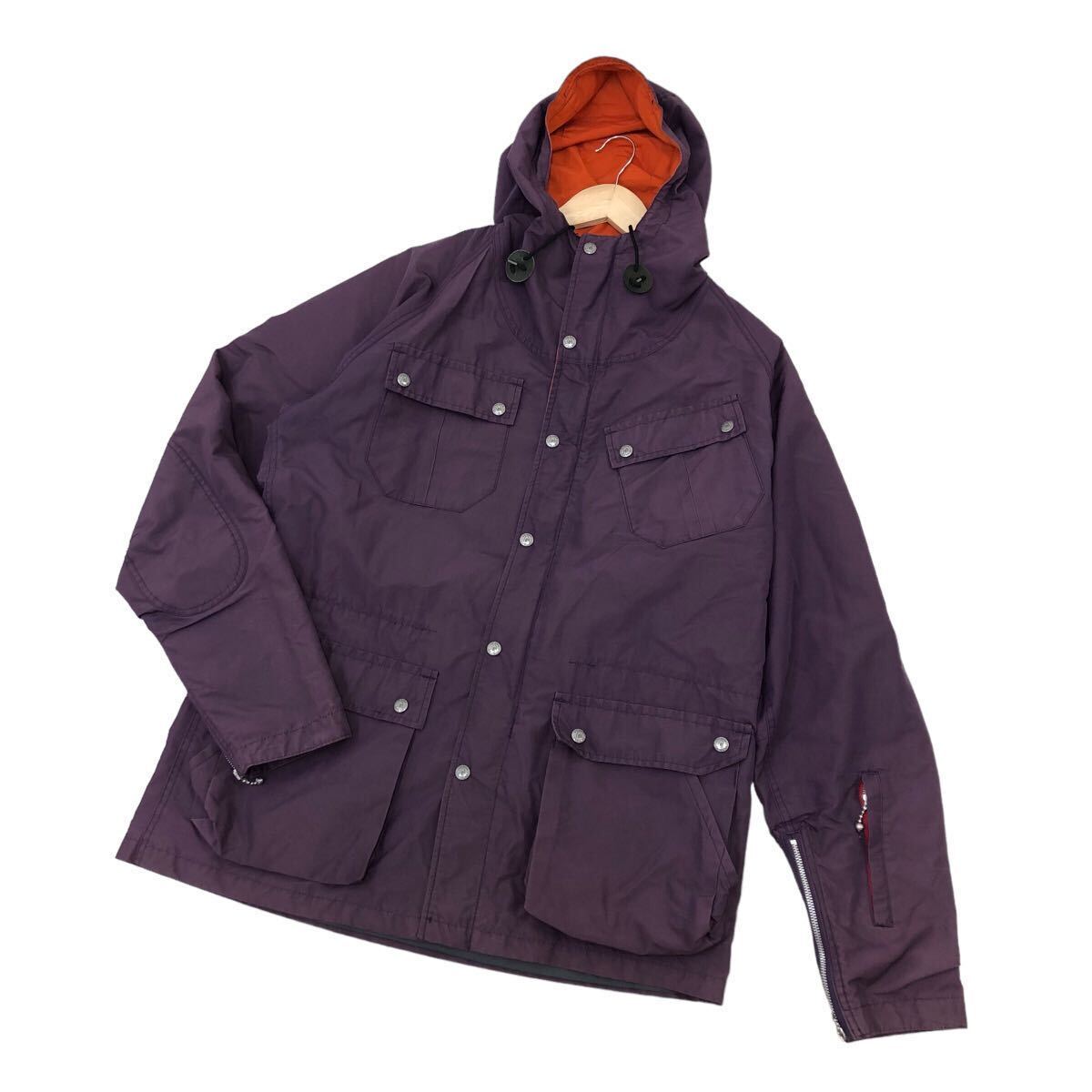 H716 SIERRA DESIGNS × anachronorm Sierra Design z hole Chrono -m mountain parka jacket outer garment outer purple men's XL