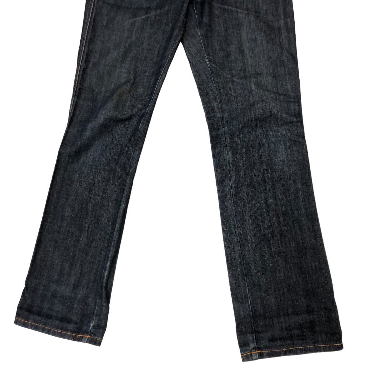 H716 Nudie Jeans ヌーディージーンズ NJ1461 DRY デニム パンツ Gパン ジーンズ ネイビー系 ブルー系 綿100% メンズ 30_画像3