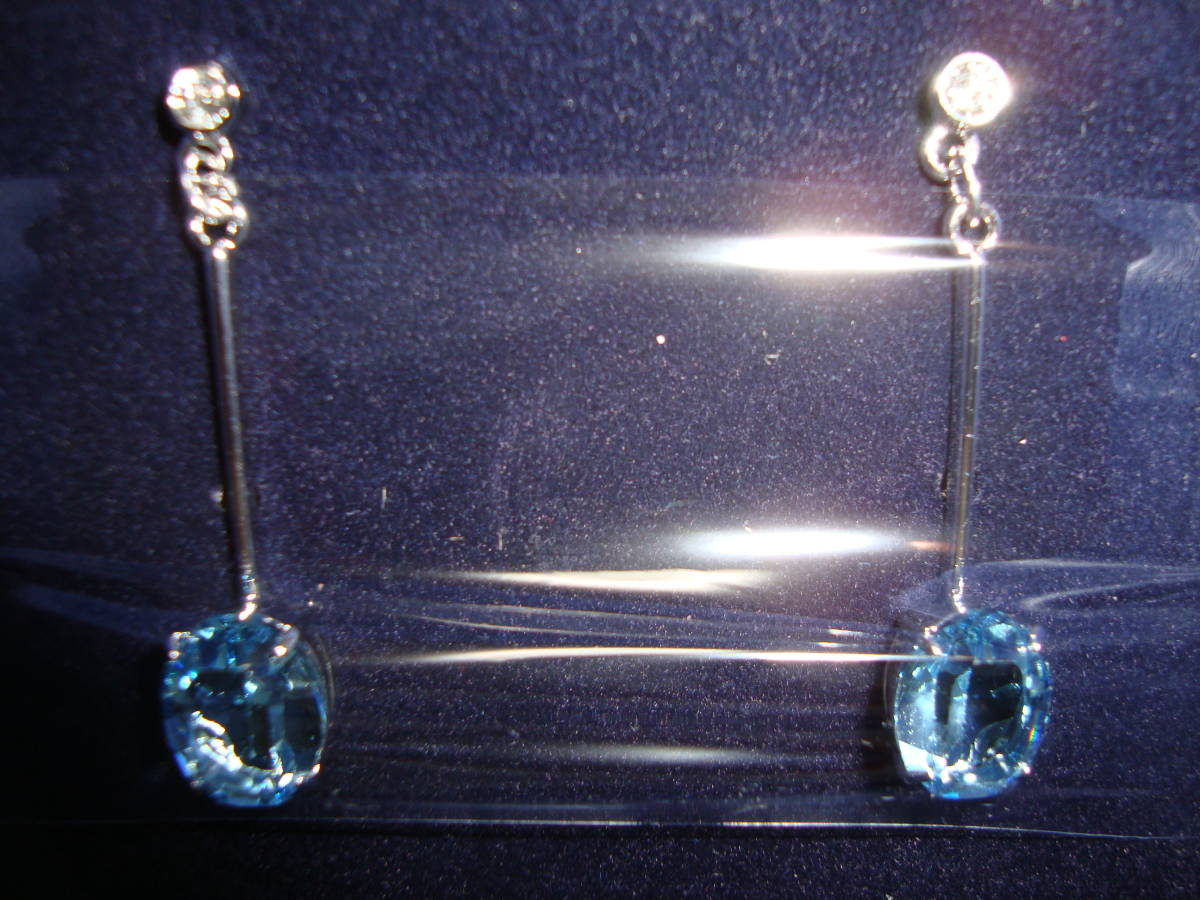  prompt decision * new goods *SWAROVSKI* Swarovski * blue earrings *5101232