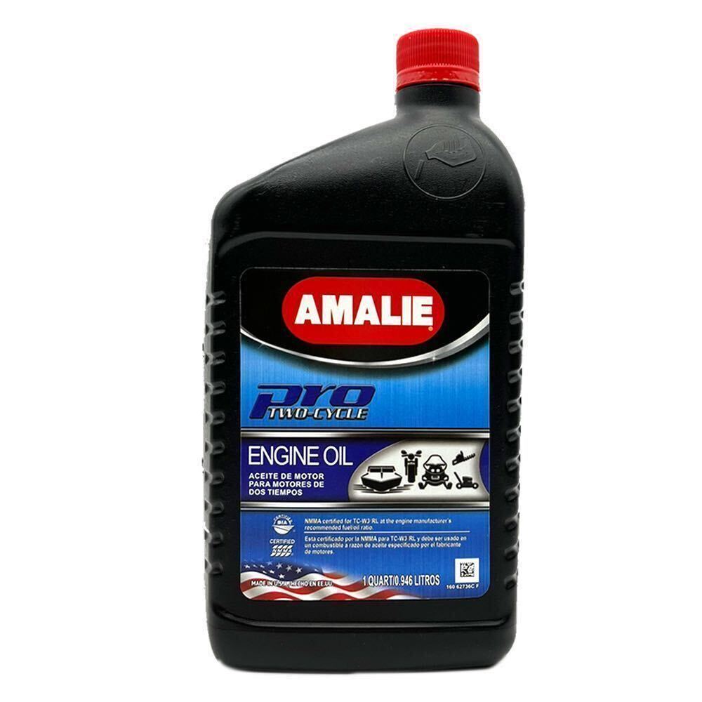 アマリー・プロ２サイクル AMALIE PRO TWO-CYCLE アマリーの2スト用オイル 1QT（946ml） 2本セットの画像1