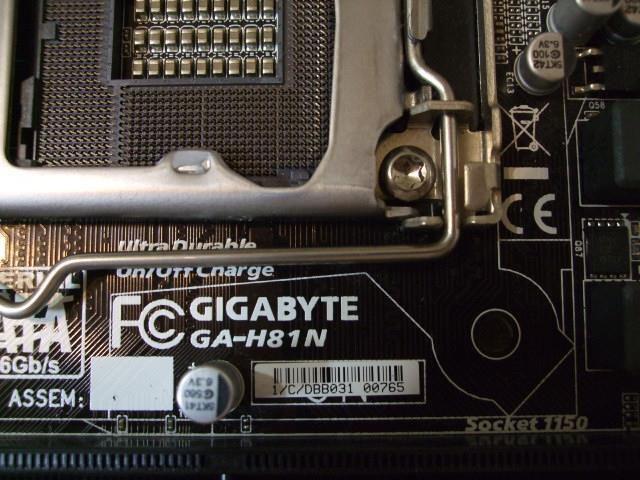 GIGABYTE INTEL H81 LGA1150 Mini-ITXマザー GA-H81N 即決! 46_007_画像2