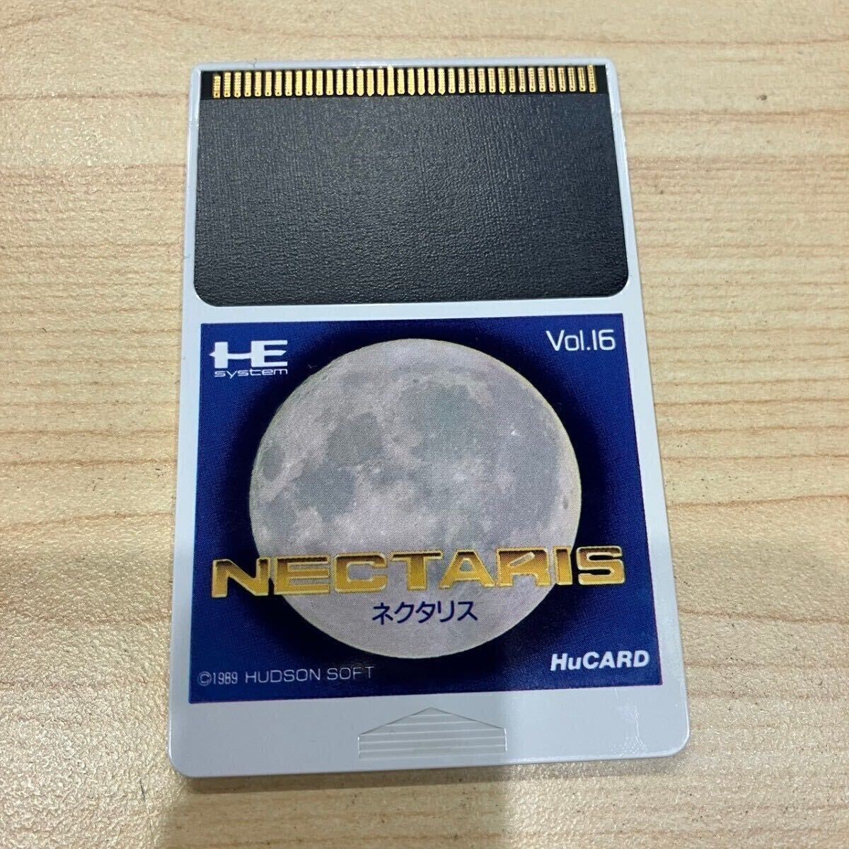 ★PCエンジン HuCARD ネクタリス ハドソンソフト 現状品 レア品 貴重 レトロ ゲーム 当時物 希少 ソフト の画像7