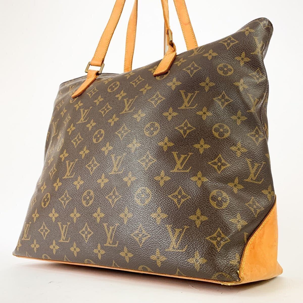 1円〜美品◆ルイヴィトン LOUIS VUITTON カバピアノ モノグラム トートバッグ M51148 A4可 大容量 ショルダー ハンド 肩掛け ブラウン 茶