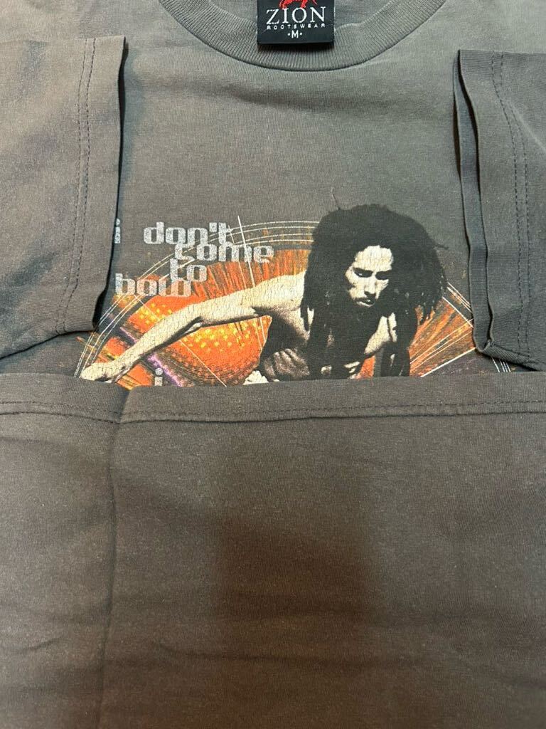  Vintage 2002 BOB MARLEY Bob ma- Lee футбол принт T ZION производства SIZE M частота T Tour T 80s 90s 00s