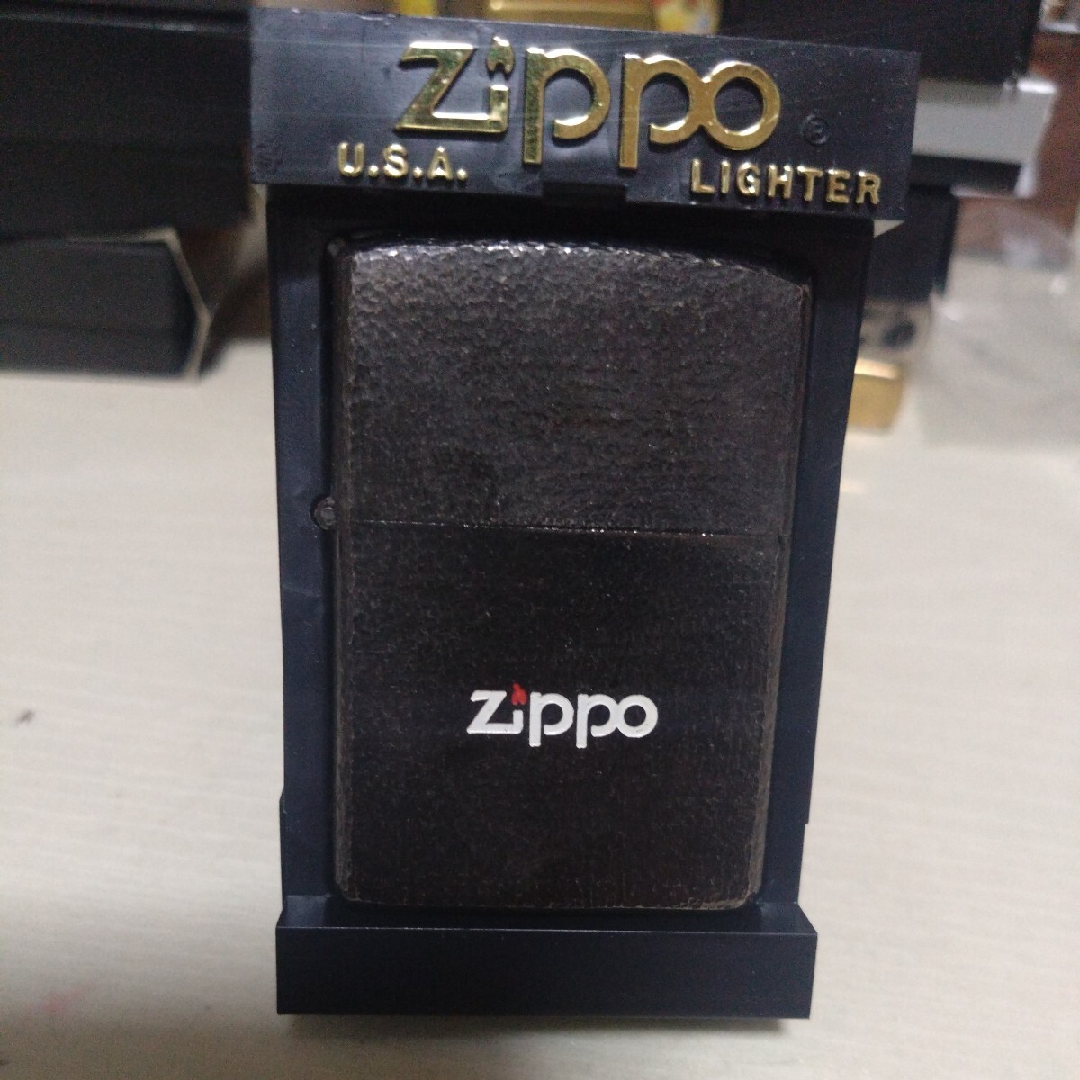 ZIPPO ジッポー 1983年製 5面加工 デカロゴ イタリック ビンテージの画像8