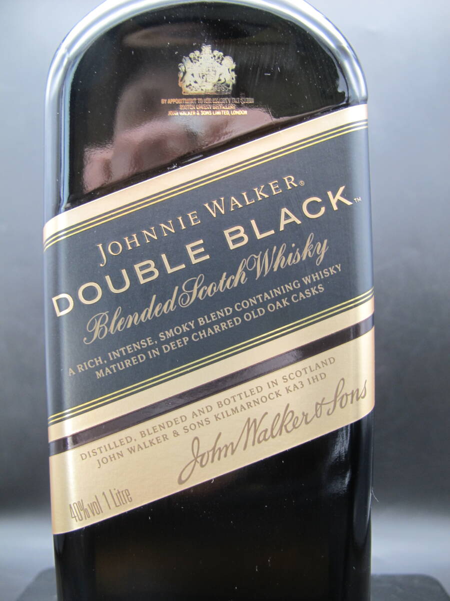 Johnnie Walker ジョニーウォーカー ダブルブラック ウイスキー 1000ml 40%【未開栓品】古酒 2本セットの画像5