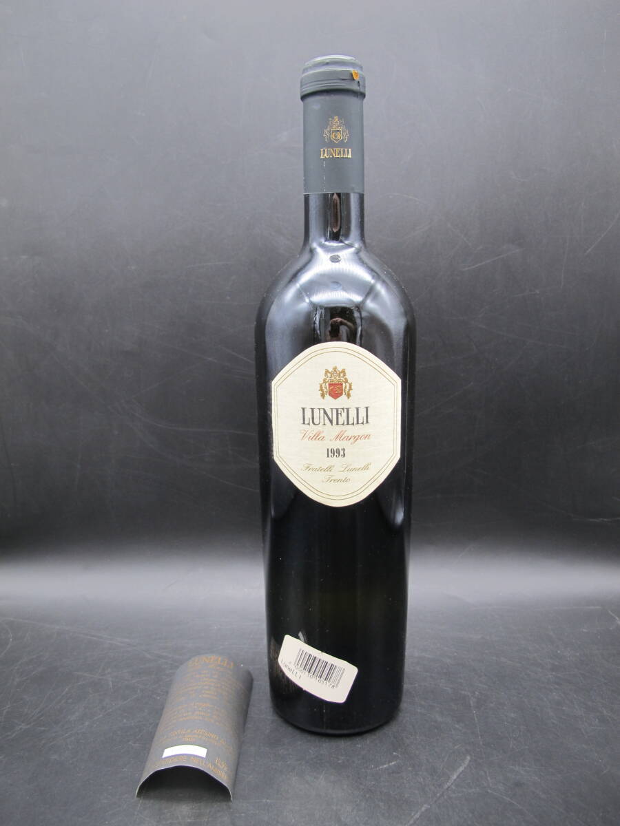 Lunelli Villa Margon 1993 ルネリ ヴィッラ マルゴン 白 750ml 12.5％【未開栓】古酒_画像1