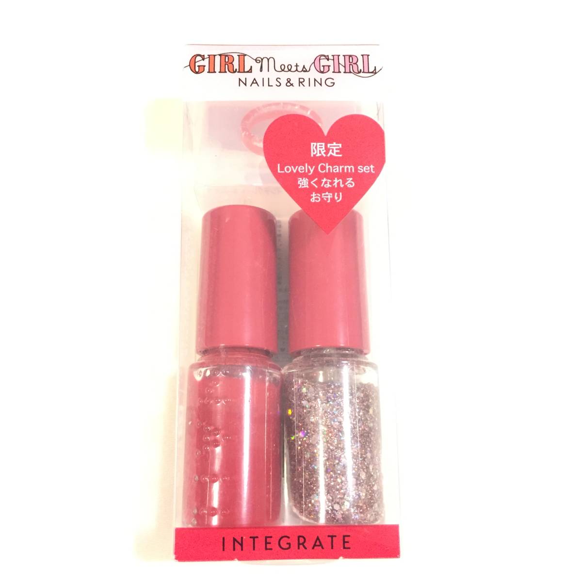  new goods limitation *INTEGRATE ( Integrate ) girl meets girl ne-ruz& ring ① Lovely Charm set (ne-ru color )* nails manicure 