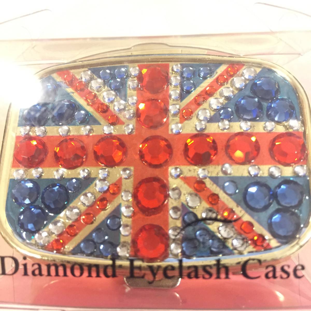  new goods * eyelashes case ( Union Jack )* eyelashes extensions for case pill case 