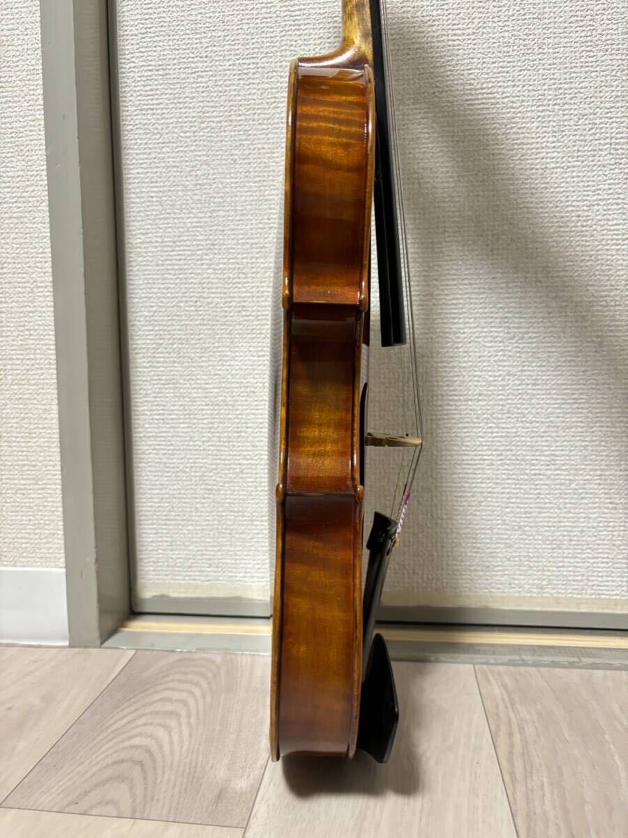 4/4サイズ FERDINANDO GARIMBERTI Milano 1926 ラベルのついたバイオリン 真贋不明 弓付きの画像8