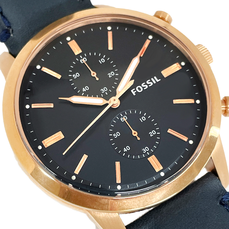 FOSSIL Fossil наручные часы новый товар outlet! Town z man FS5436 мужской кварц хронограф кожа ремень параллель импортные товары бесплатная доставка 