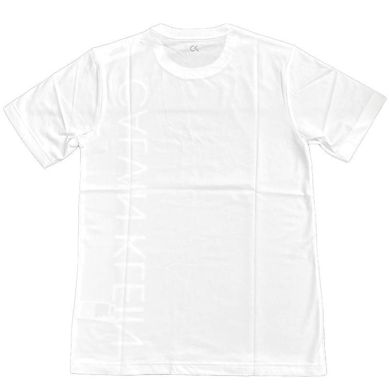 カルバンクライン 新品・アウトレット 半袖 Tシャツ 4MS0K103 100 WHITE 白 XLサイズ メンズ クリックポストで送料無料の画像2