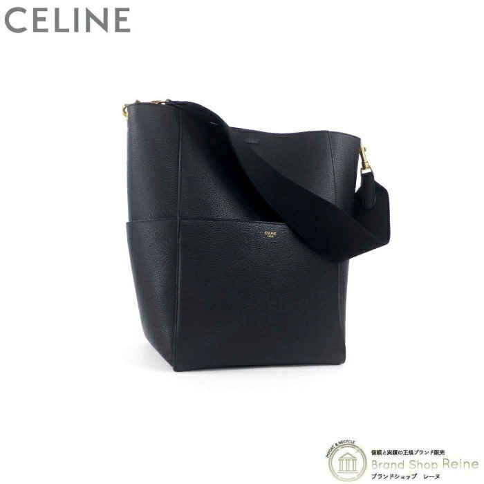 セリーヌ （CELINE） サングル バケット ワンショルダー バッグ 18959 ブラック（新品）_画像1