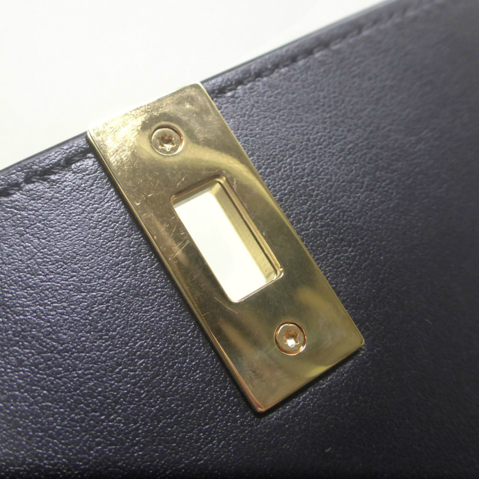 セリーヌ （CELINE） スモールウォレット 16 セーズ コンパクト 三つ折り 財布 10F52 ブラック（美品）中古_画像5