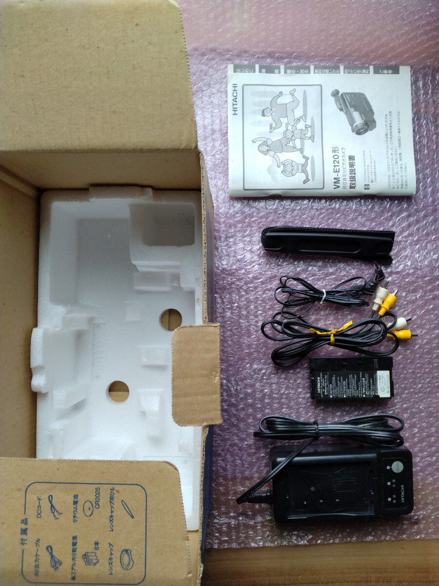 HITACHI 8mm ビデオカメラ VM-E120の画像9