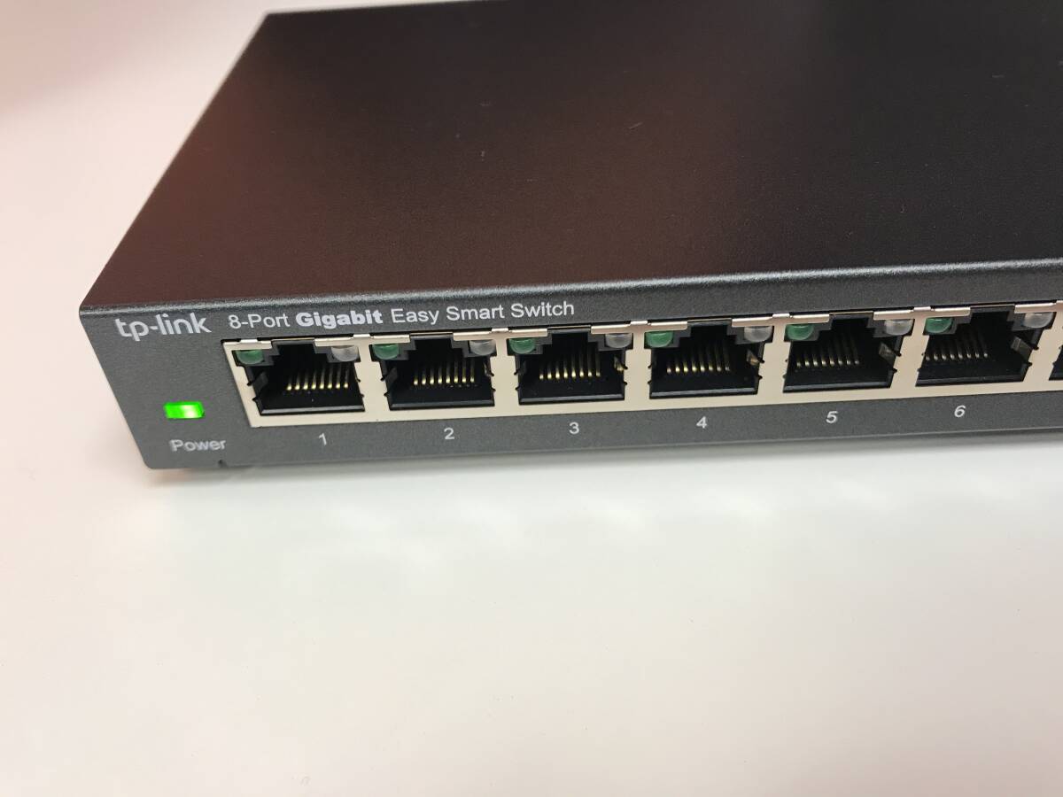 tp-link/TL-SG108E/8-Port Gigabit/8ポート/ギガビット/ハブ★0401の画像3