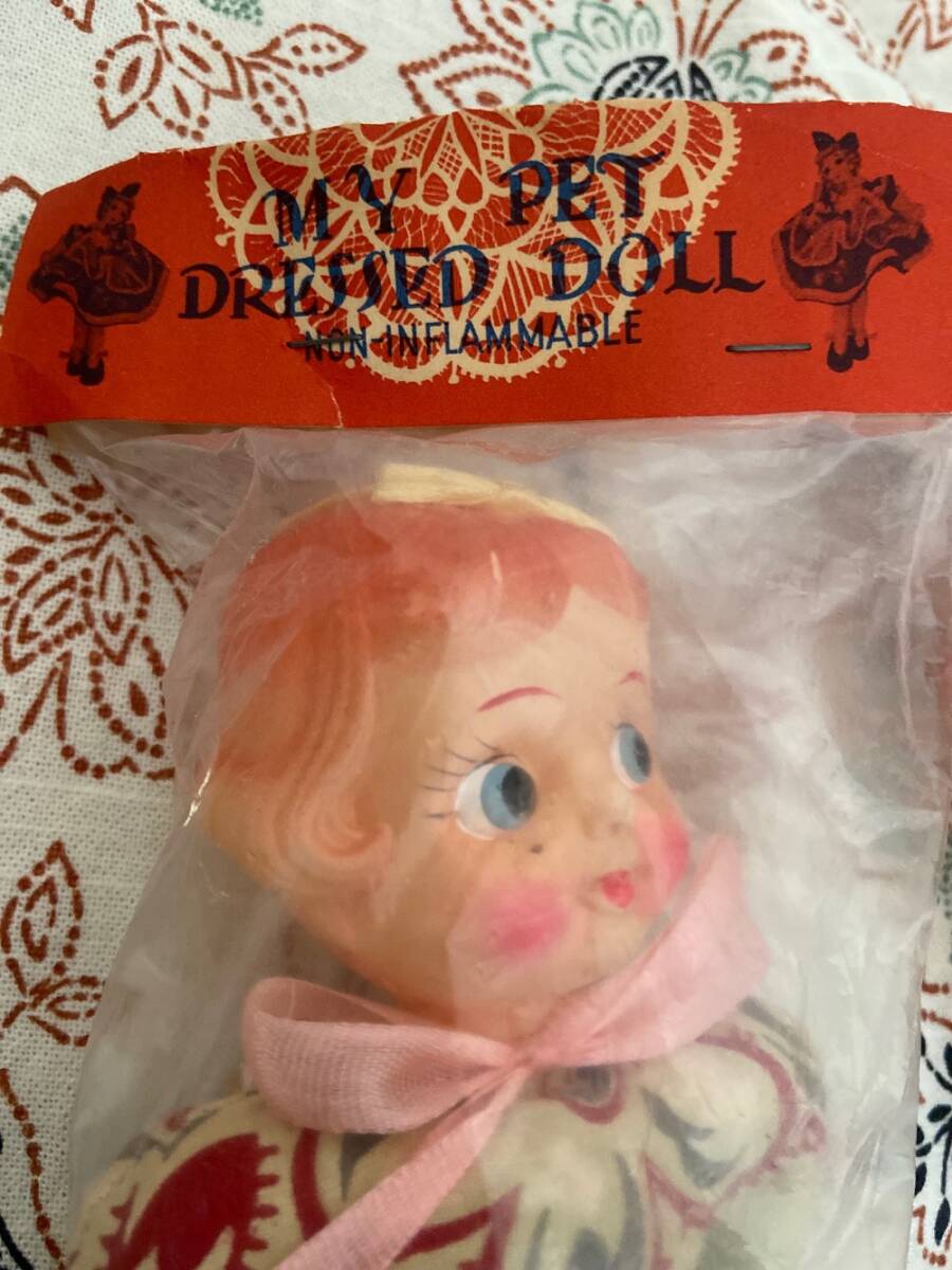 【未開封品】セルロイド人形　50～60年代　戦後輸出品　キューピー　_画像5