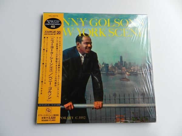 ◆20bitK2/紙ジャケ CD【 Japan】ベニー・ゴルソン/ BENNY　GOLSON'S NEW YORK SCENE+1☆VICJ-60779/2001◆ ジャズ ピアノトリオ_画像1