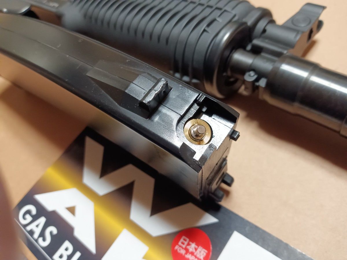 WE AKS74UN フルストロークGBB JP Ver. スチールプレス IZHMASH刻印 AK74UN   GHK KSC