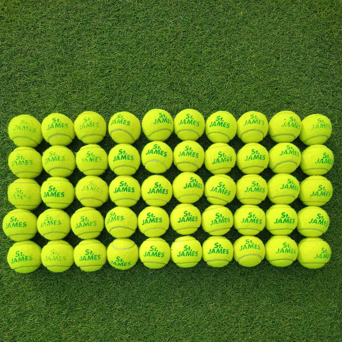 硬式テニスボール　ダンロップ　セントジェームス×88個　　その他11個　　合計99個_画像1