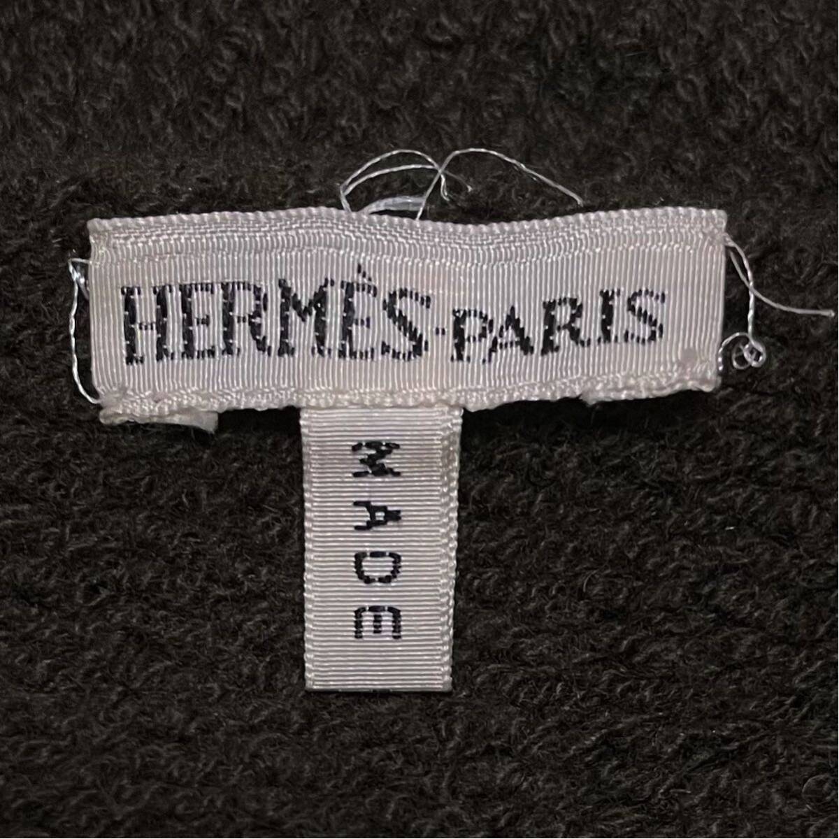 エルメス HERMES マルジェラ期 カシミヤ97% カーディガン ガウン コート ニット セーター オーバーサイズ ユニセックス M カーキ 希少 レア