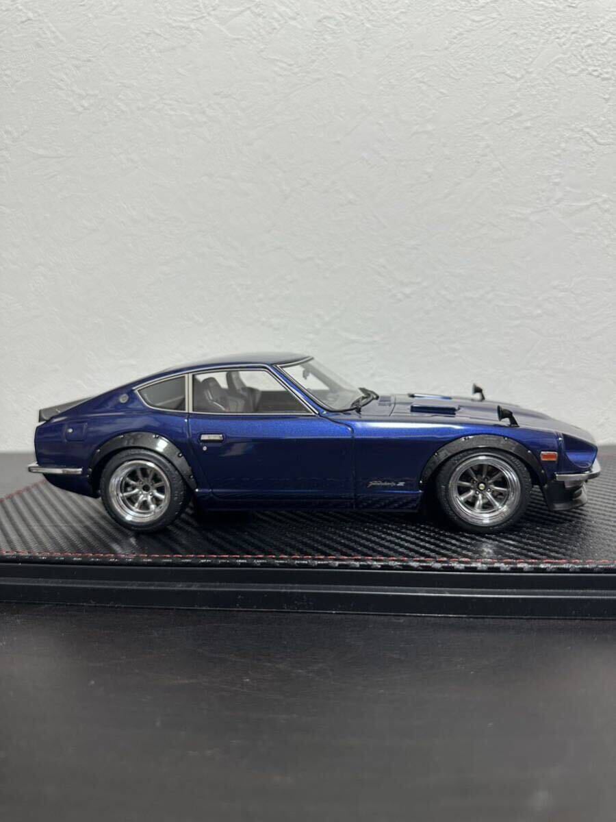  зажигание модель S30 Fairlady Z Z голубой демон. Z specification Watanabe 1/18