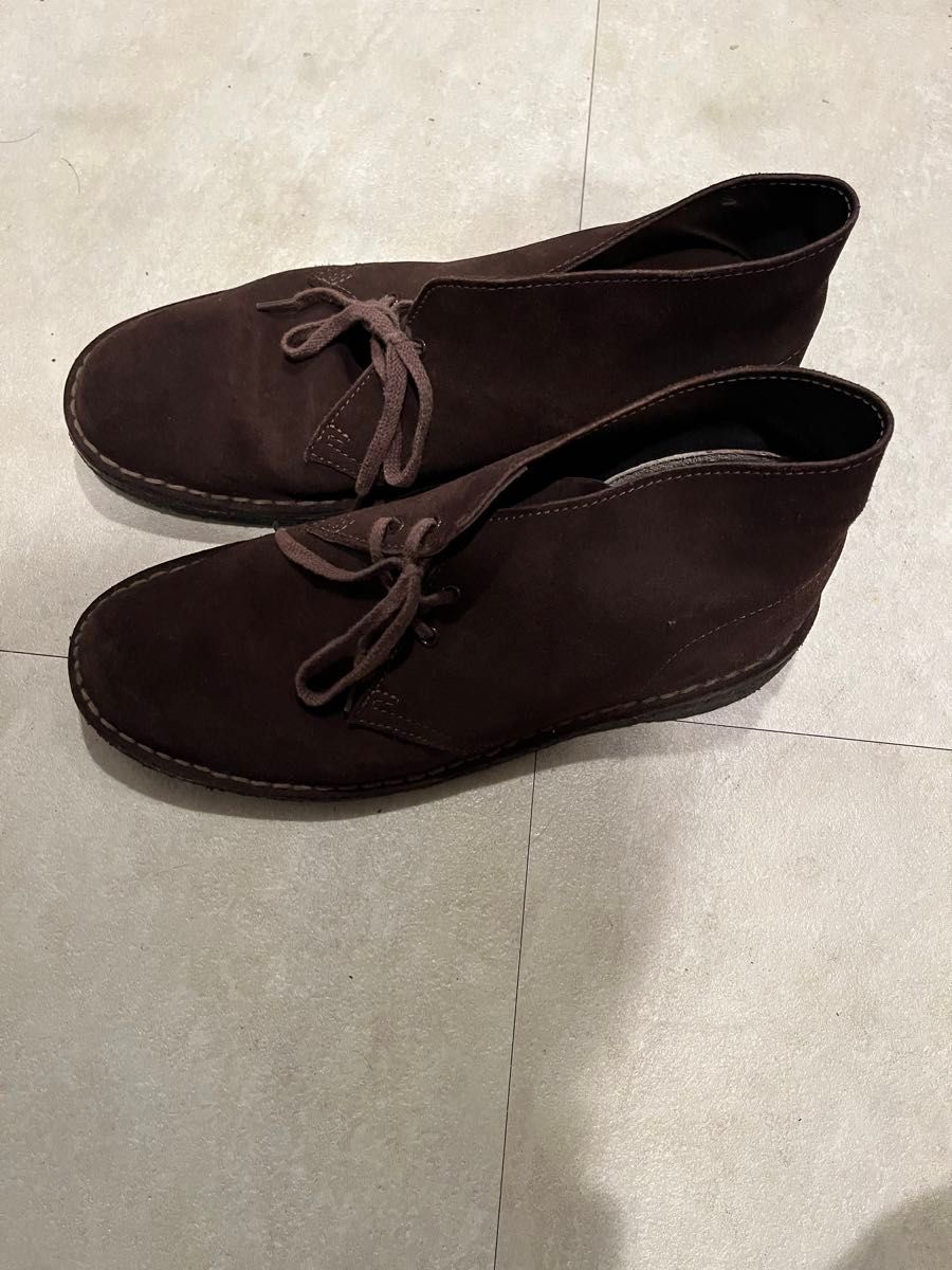 送料込★クラークスデザートブーツ★US 8 1/2★メンズ ★Clarks★ スエード★