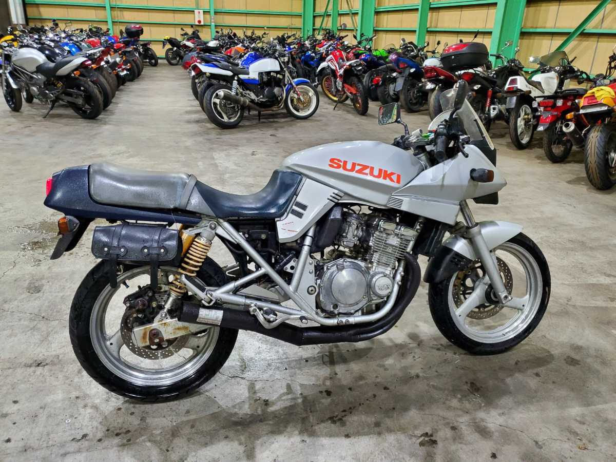 格安 GJ76A カタナ 刀 GSX250Sカタナ セル始動 34960ｋｍ の画像3