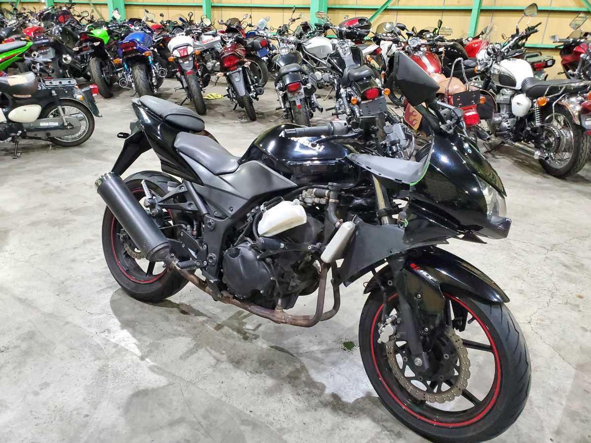 格安 EX250K ネイキッド仕様 ニンジャ250R NINJA250R セル始動 28725ｋｍ の画像2