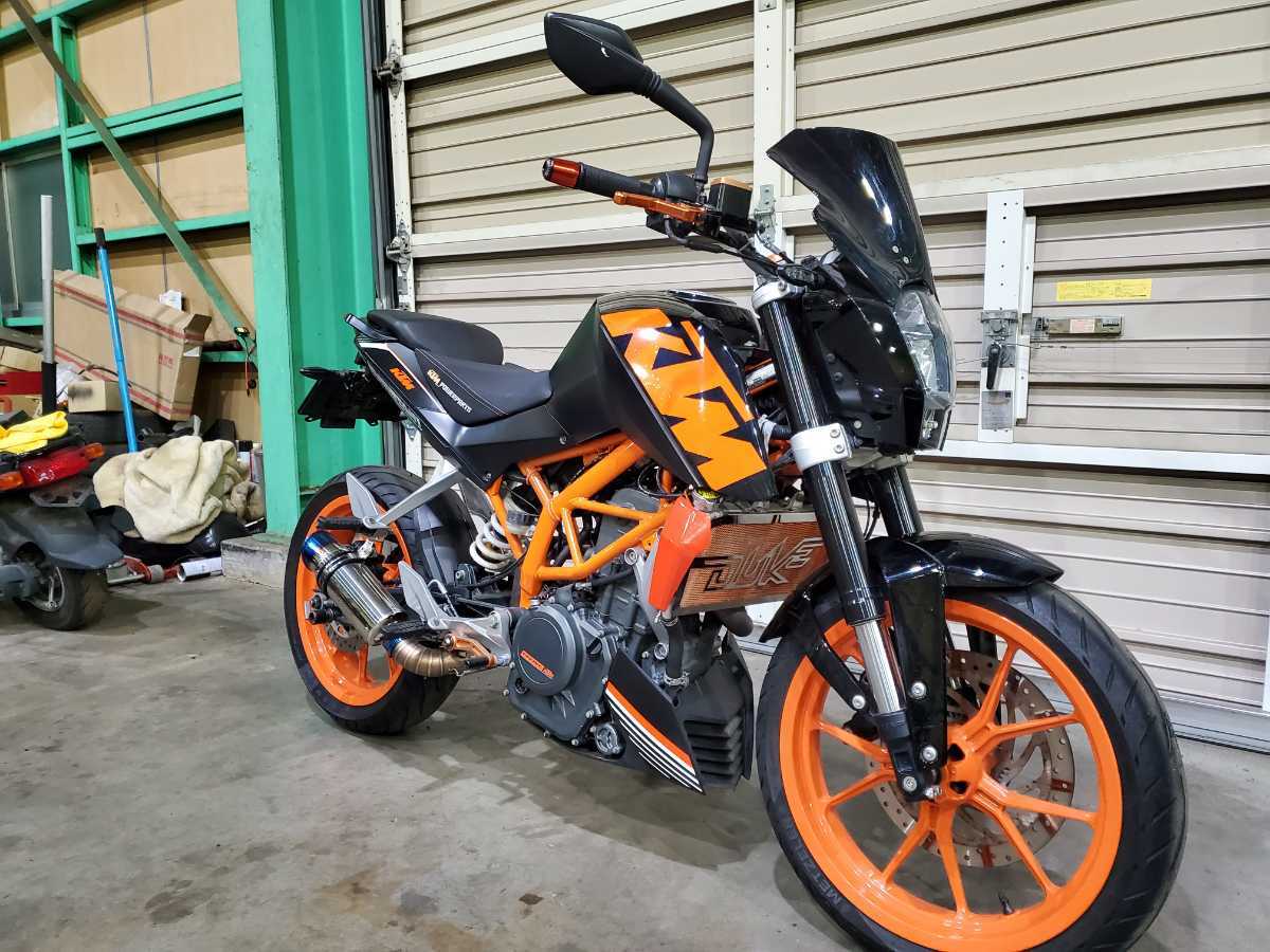 格安 KTM 390DUKE DUKE390 デューク セル始動 ABS付 30835ｋｍ 平成30年式  の画像4