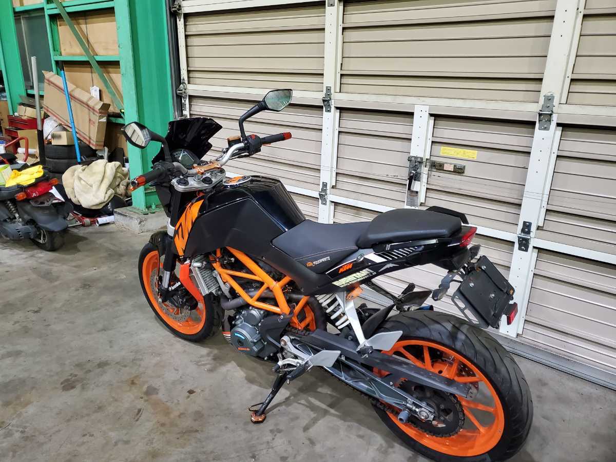 格安 KTM 390DUKE DUKE390 デューク セル始動 ABS付 30835ｋｍ 平成30年式  の画像3