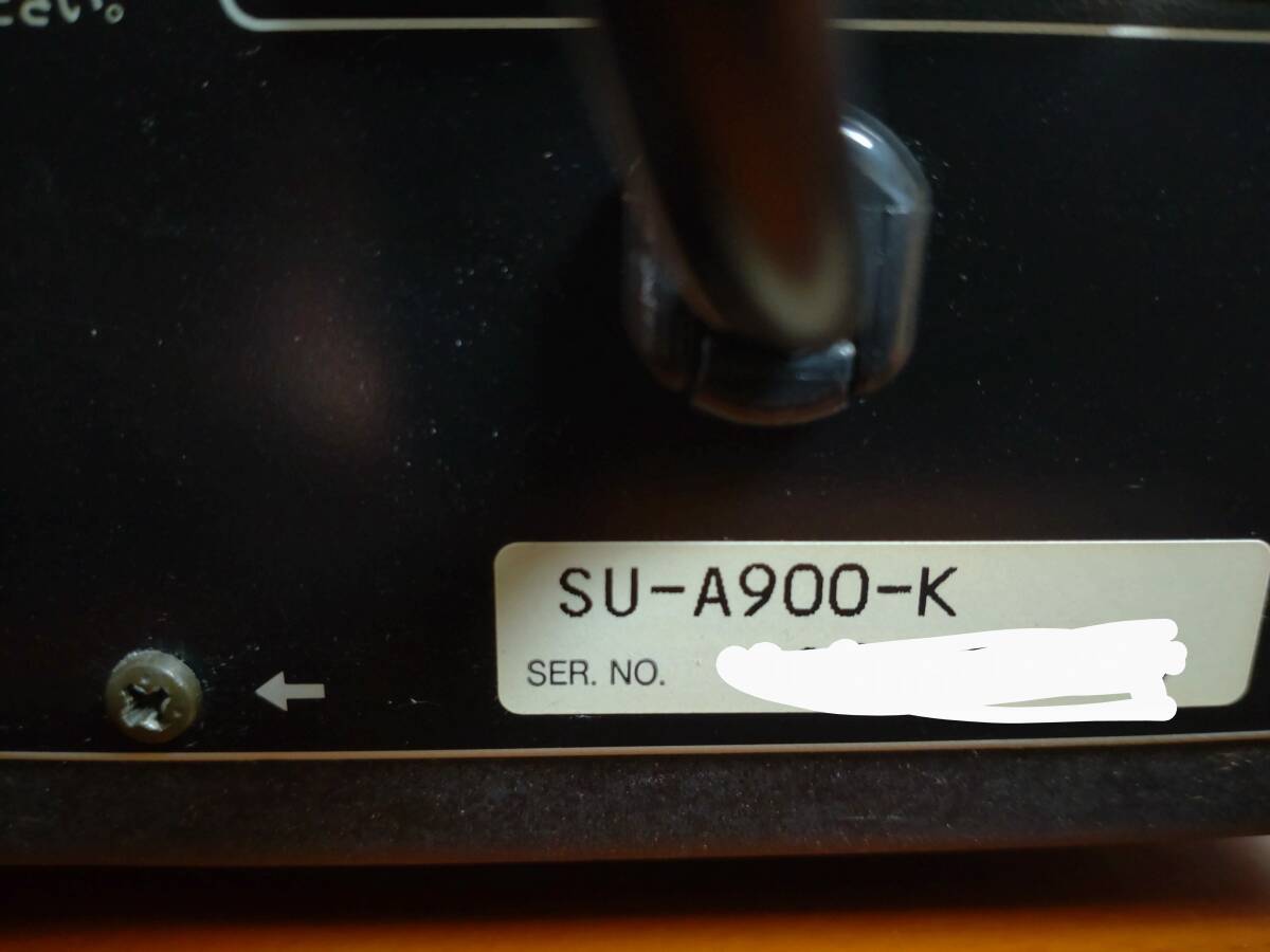 通電確認済　ジャンク　レア　テクニクス　プリメインアンプ　SU-A900　_画像6