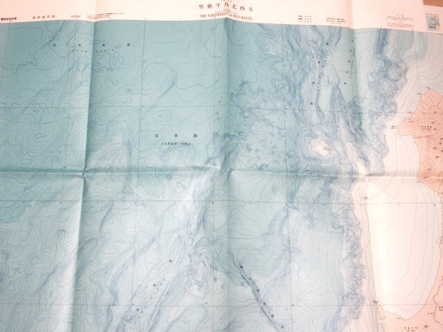 ◎20万分の1 海底地形図2枚「奥尻島付近」「男鹿半島北西方」海上保安庁の画像3