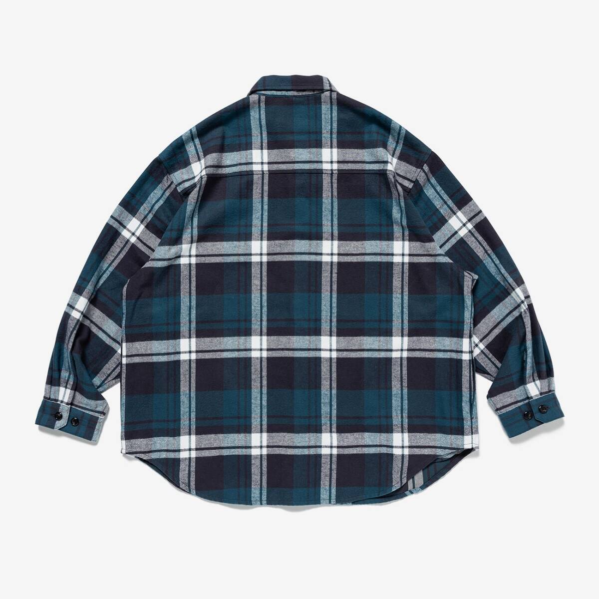 WTAPS 241TQDT-SHM03 WCPO 01 / LS / COTTON. FLANNEL. TEXTIL M MEDIUM_画像2