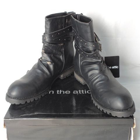 未使用 in the attic ブーツ LLサイズ約27～28cm ブラック 靴 シューズ ファッション/80サイズの画像1