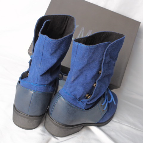 未使用 KMK ブーツ XLサイズ約27.5cm ブルー 靴 シューズ ファッション/80サイズの画像2
