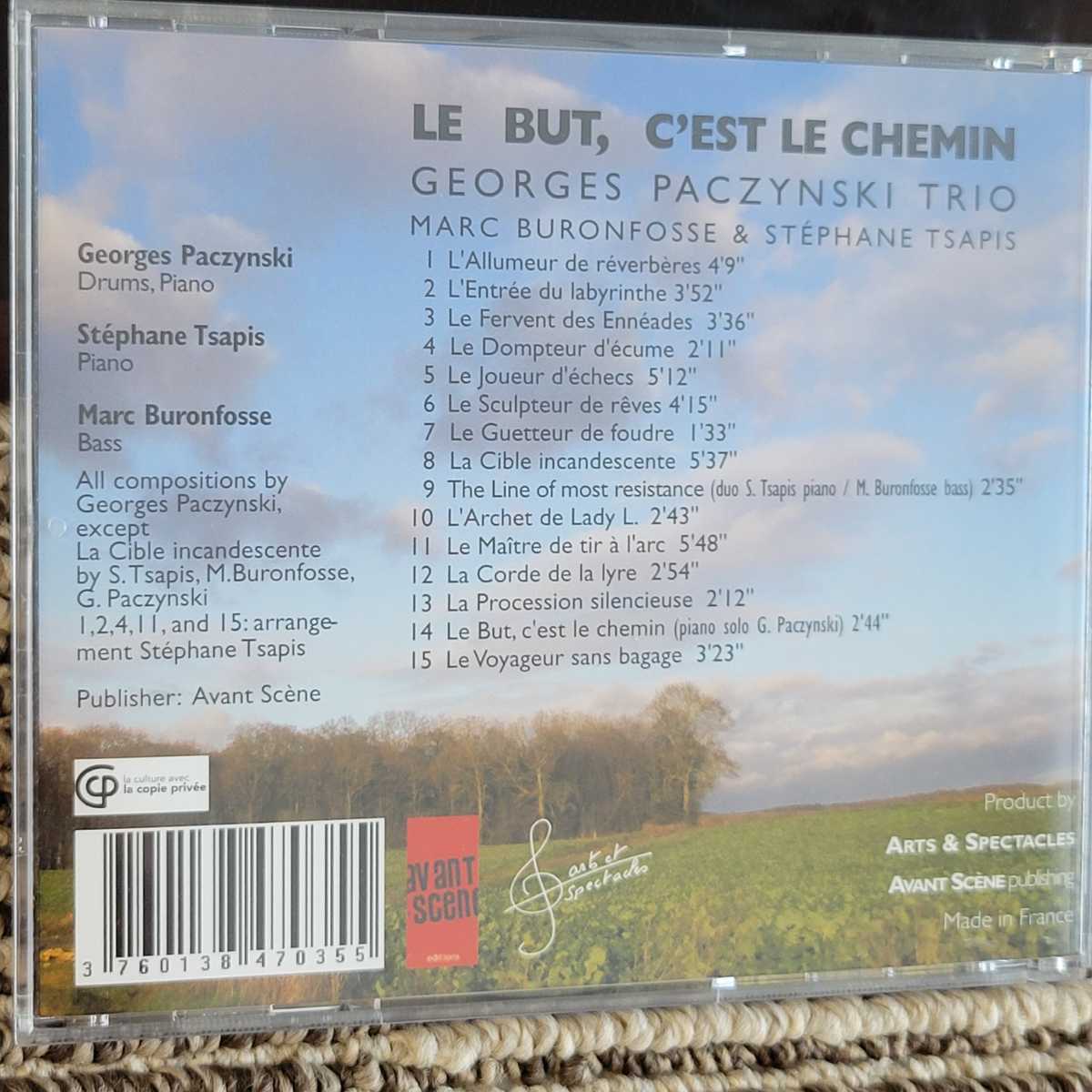 予約者専用出品につき他の方は入札禁止★ Georges Paczynski Trio / LE BUT, C'EST LE CHEMIN ★ ジョルジュ・パッチンスキー・トリオ の画像4