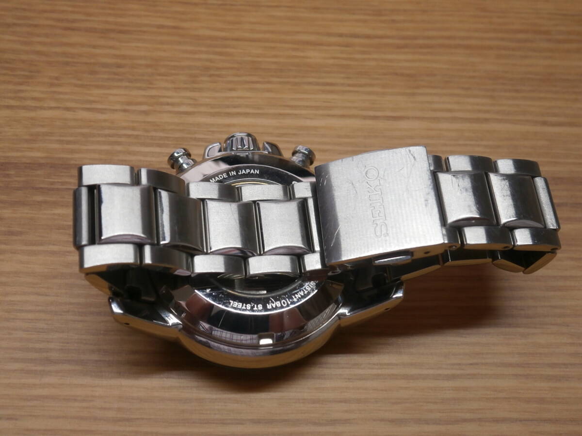 中古品 SEIKO セイコー ブライツ フェニックス SAGH001/6S28-00B0 SS 自動巻きメンズ腕時計 ブラック _画像5