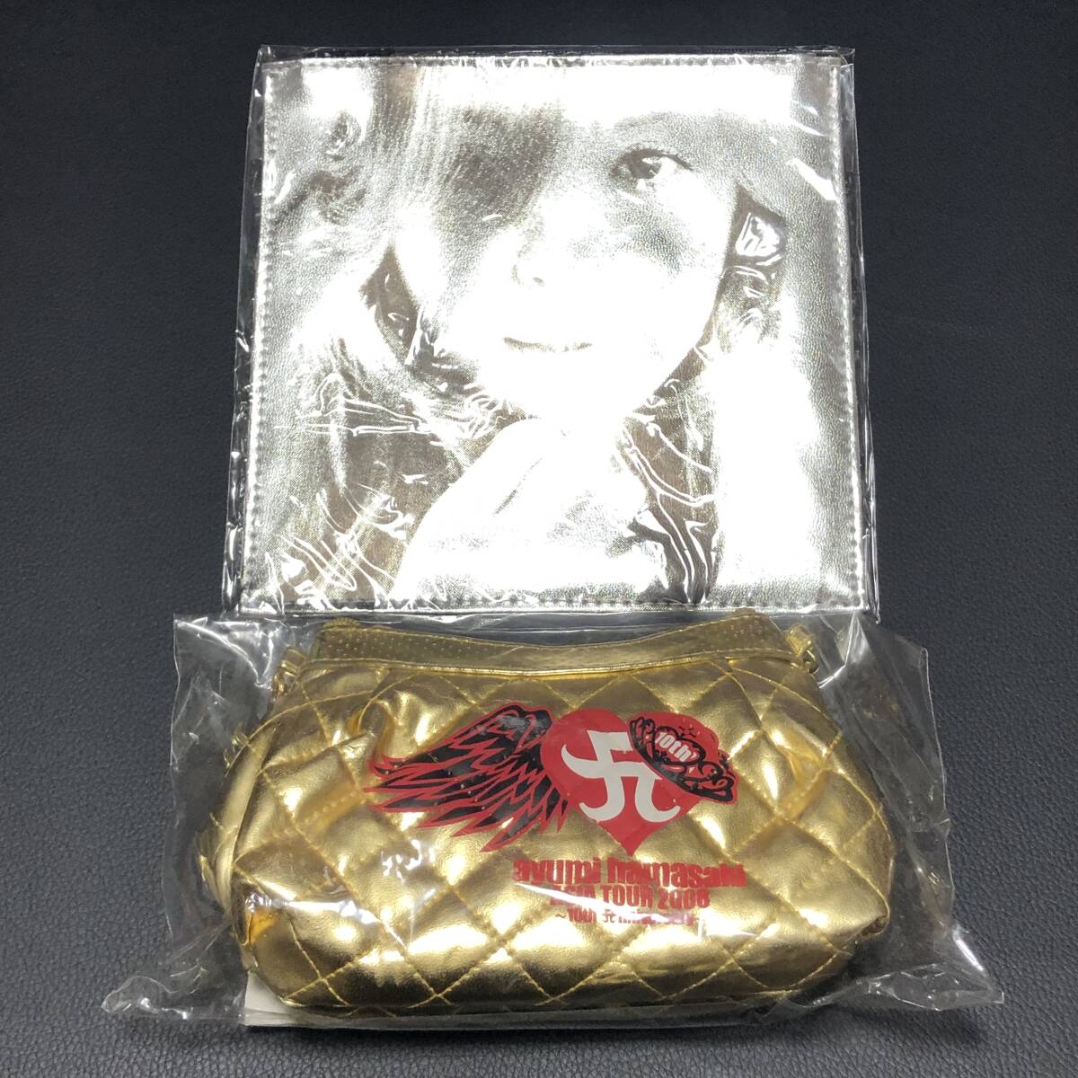 浜崎あゆみ　ayumi hamasaki　キラキラ ポーチ　2点セット　未開封　★★★★★送料込み★★★★★　入手困難　超レア_画像1