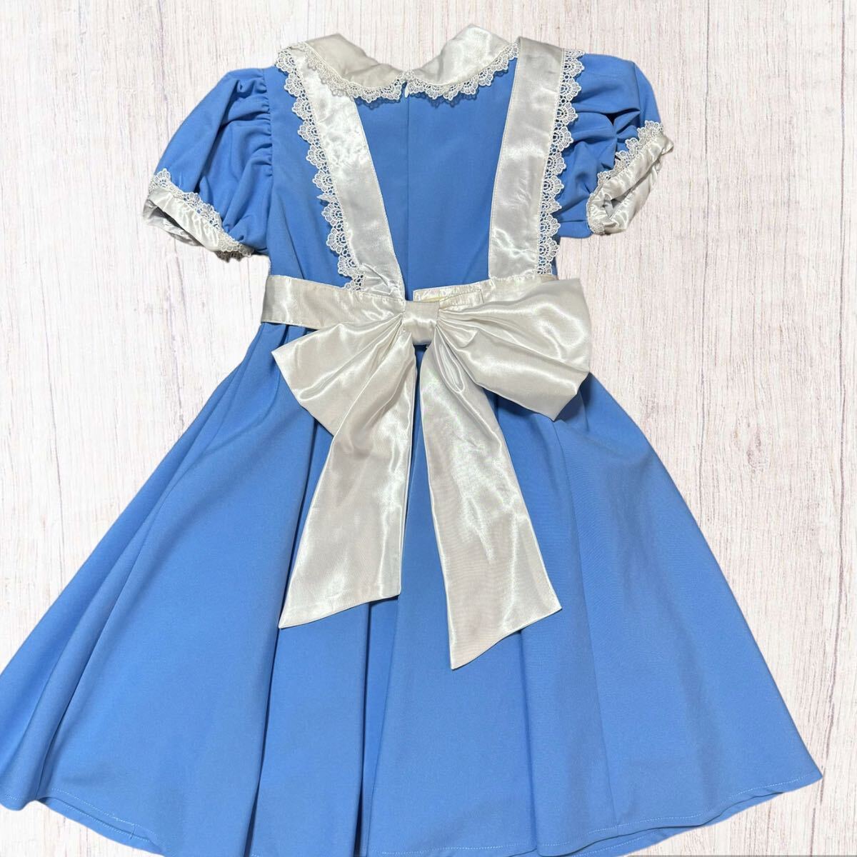 不思議の国のアリス コスチューム 女の子 ドレス 130 ディズニー 半袖 プリンセス キッズ用の画像3