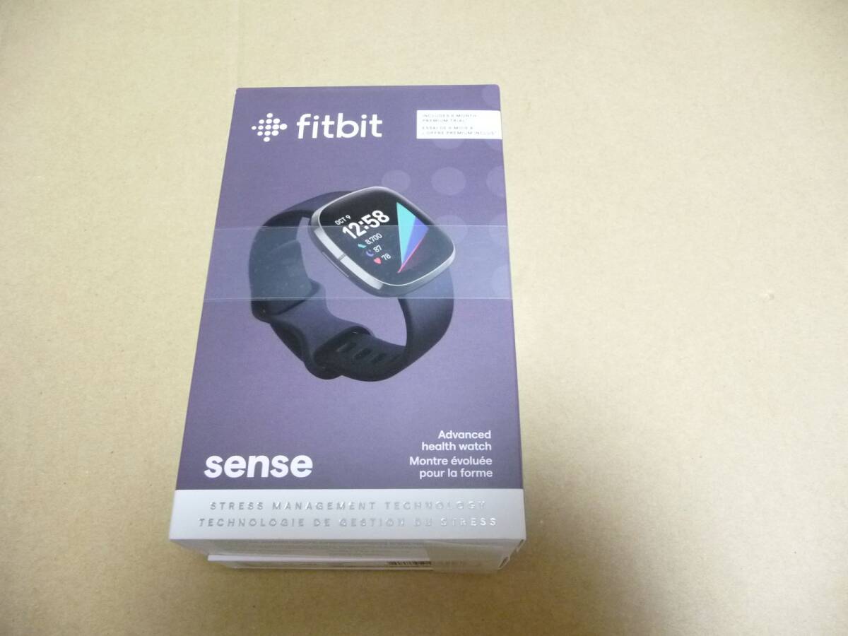 ◆新品未開封 Fitbit(フィットビット) GPS搭載スマートウォッチ FB512BKBK-FRCJK [Fitbit Sense/Suica対応 L/Sサイズ] 保証付_画像7