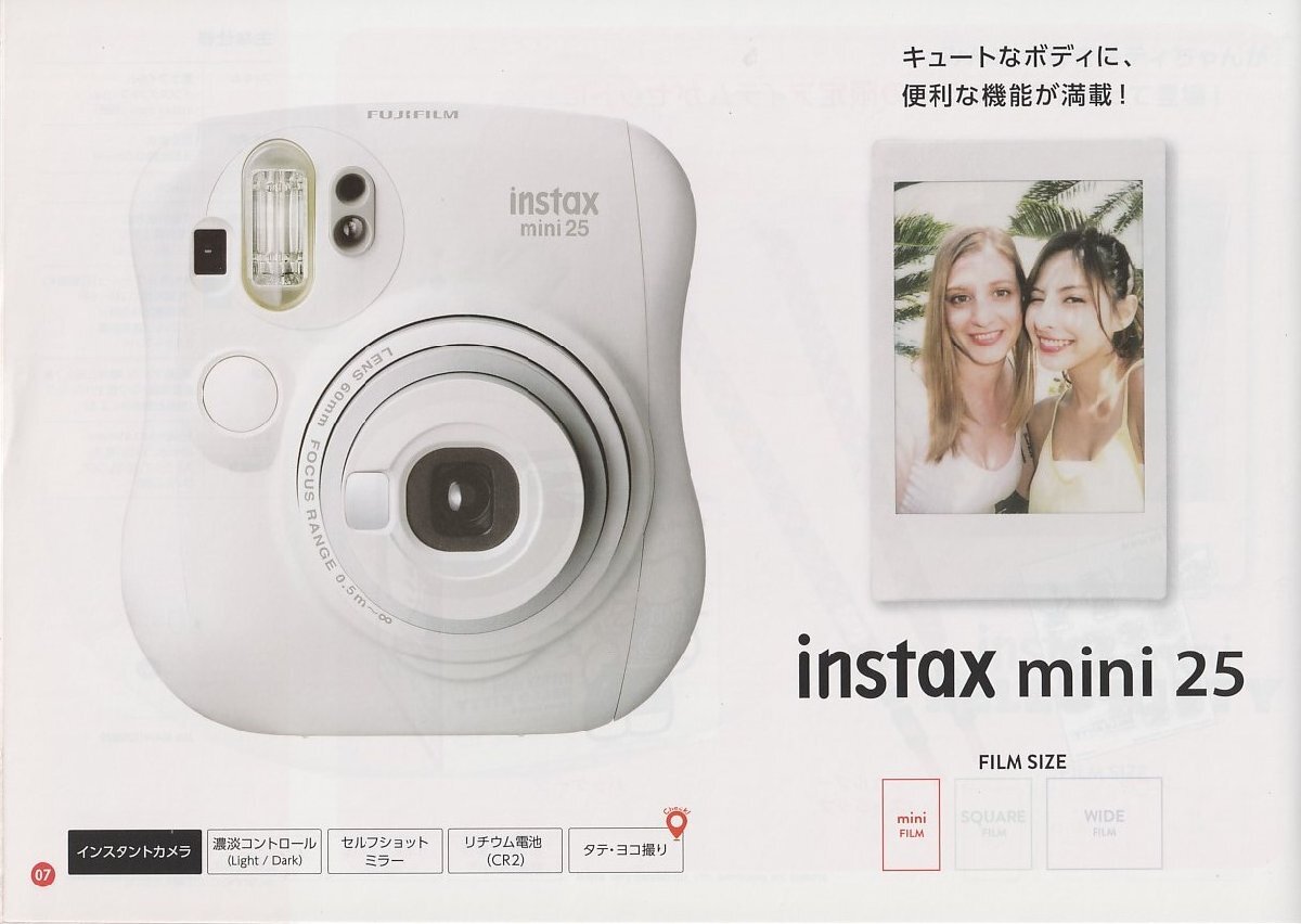  Fuji film Fuji Cheki /instax line up catalog ( synthesis )/2019.10( unused beautiful goods )