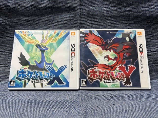 3DS☆ポケットモンスター X Y☆2本セット・中古品・即決有の画像1